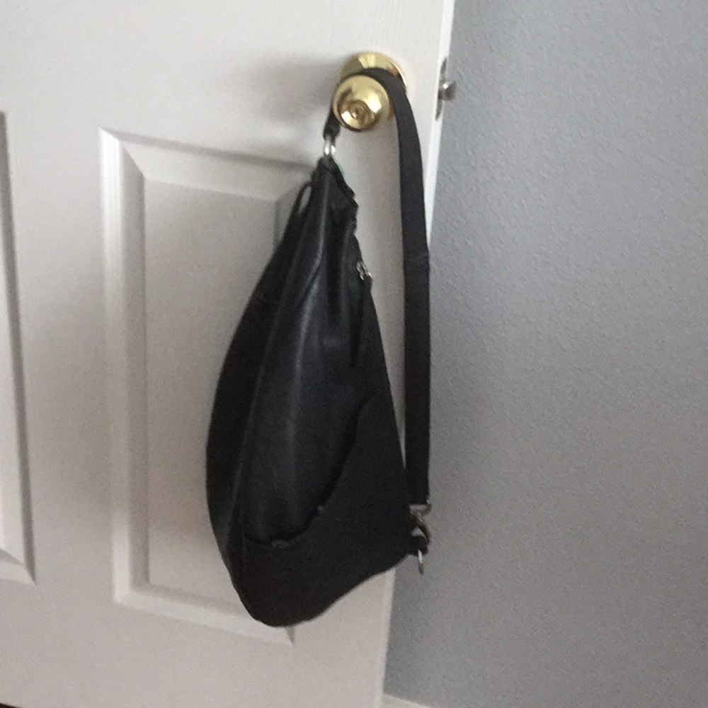 Hobo brand original black sling shoulder bag